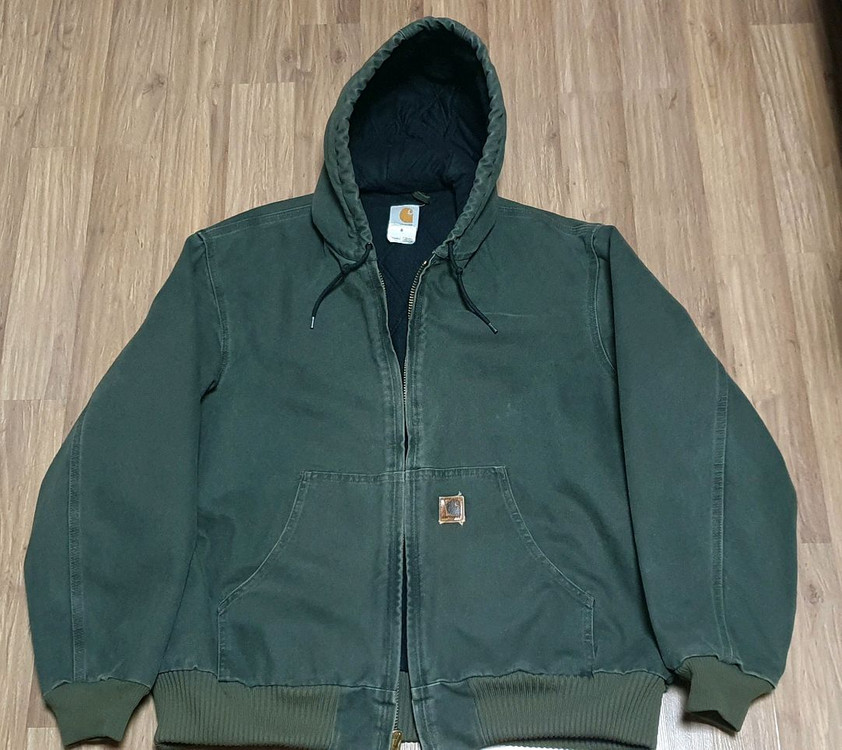 [XL]칼하트 j130 MOS 샌드스톤 액티브 자켓 이미지