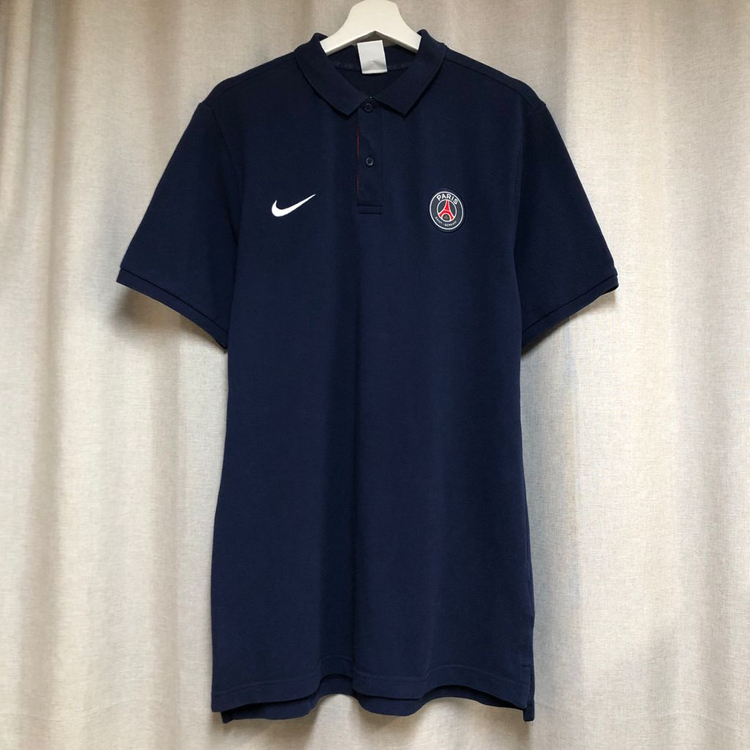 나이키 파리 PSG 생제르맹 폴로 셔츠 반팔 PK 티셔츠 네이비 M 이미지
