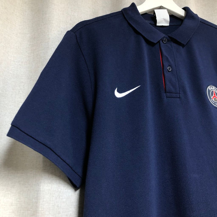 나이키 파리 PSG 생제르맹 폴로 셔츠 반팔 PK 티셔츠 네이비 M 이미지