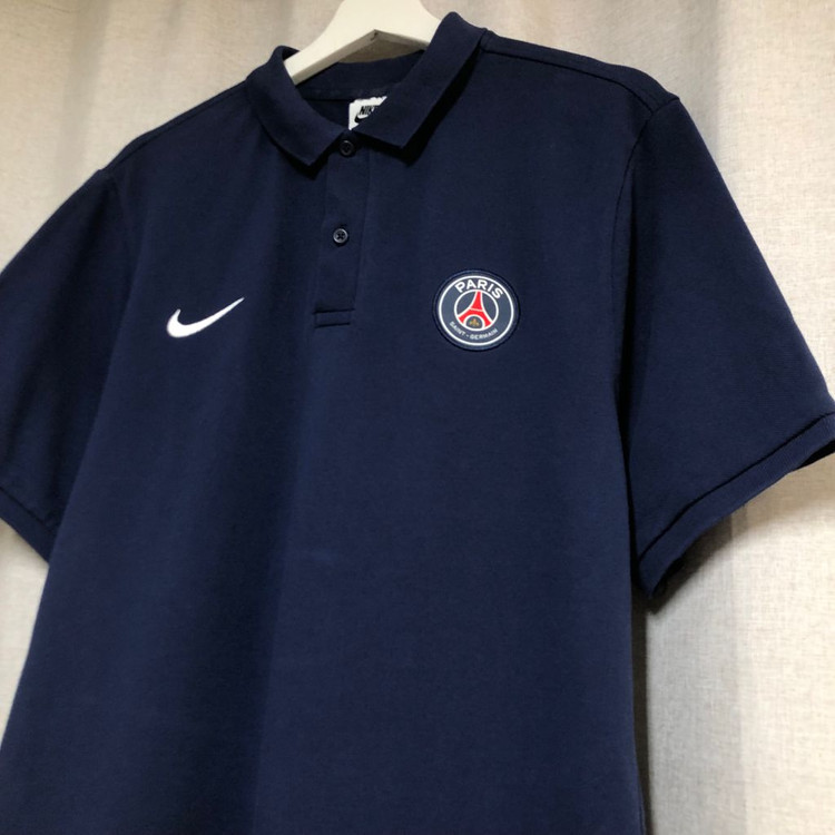 나이키 파리 PSG 생제르맹 폴로 셔츠 반팔 PK 티셔츠 네이비 M 이미지