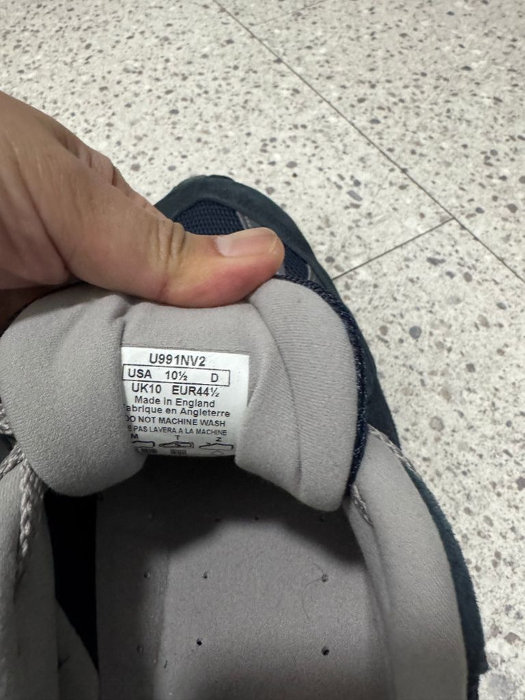 뉴발란스991 1회착용 이미지