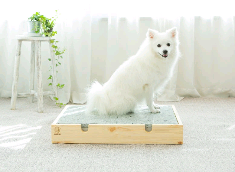 조랭퐁 프리미엄 천연 맥반석+원목침대+아이스팩 2개 이미지