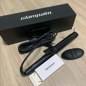 글램팜아이롱 봉고데기 32mm 퓨어블랙 판매 이미지