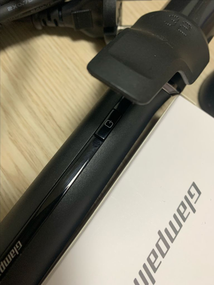 글램팜아이롱 봉고데기 32mm 퓨어블랙 판매 이미지