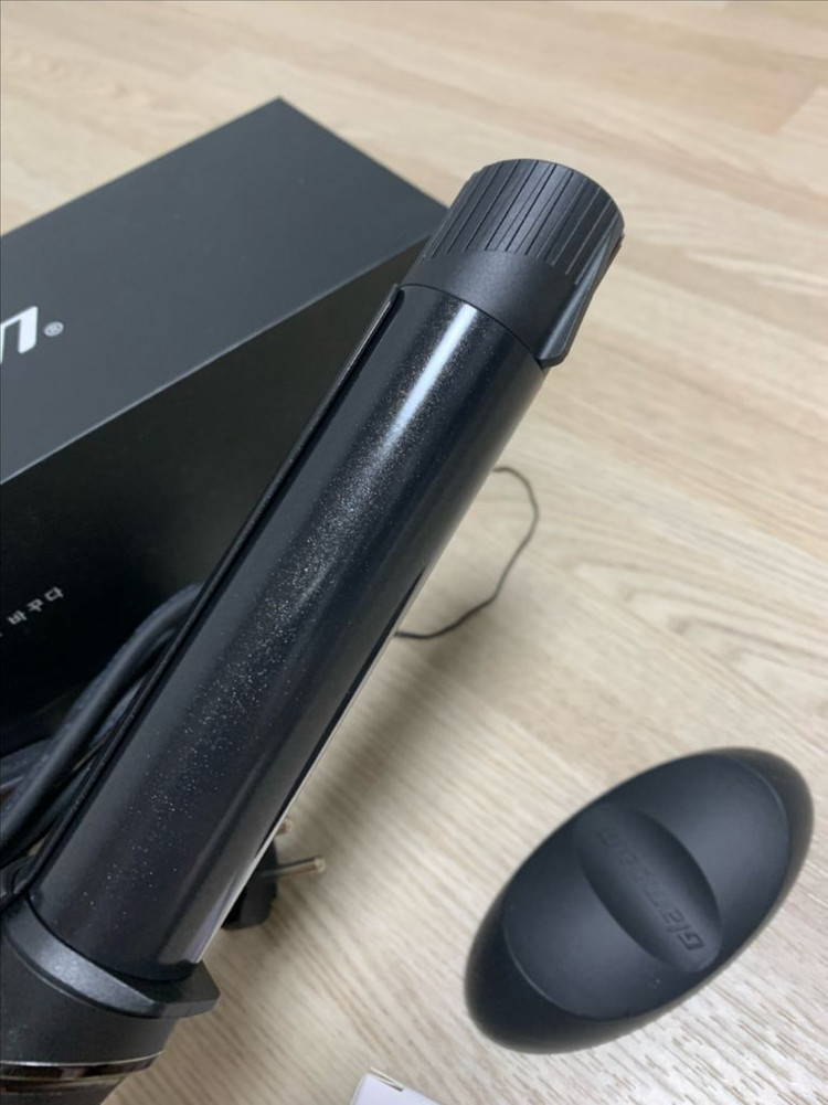 글램팜아이롱 봉고데기 32mm 퓨어블랙 판매 이미지