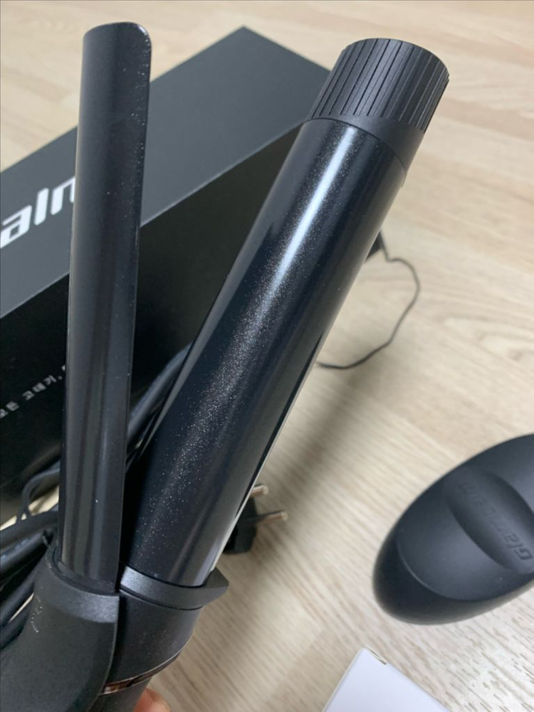 글램팜아이롱 봉고데기 32mm 퓨어블랙 판매 이미지