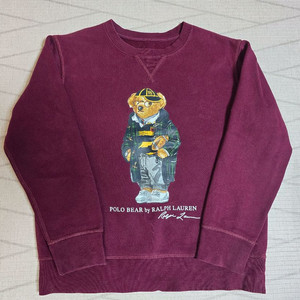 폴로 베어 랄프로렌 보이즈 키즈 스웻 m(10~12)버건디 이미지