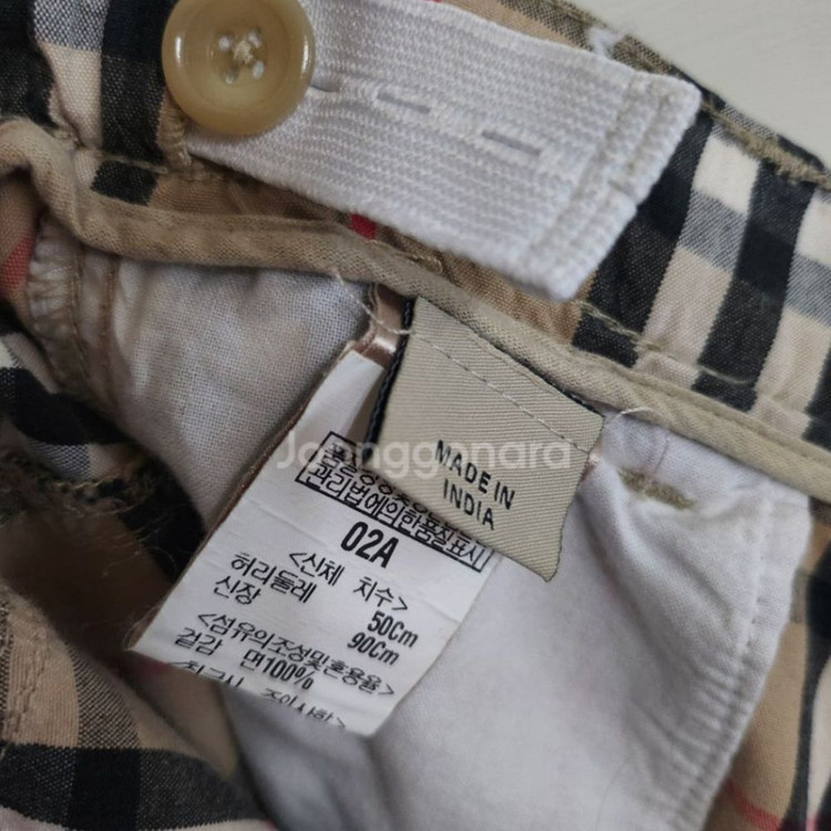 (100호) 3-4세 버버리 키즈 팬츠 이미지