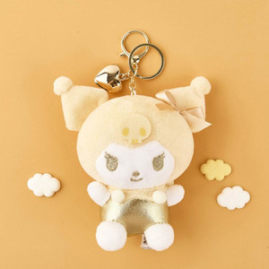 (새상품) 산리오 쿠로미 골드하트 인형키링 이미지
