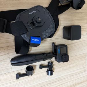 고프로12 +배터리4개 +바디스트랩 또는 오즈모포켓3교환 이미지