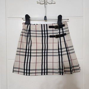 130호(7-8세) 버버리 키즈 랩스타일 가죽버클 스커트 / 칠드런 주니어 여아 펜디 구찌 셀린느 디올 이미지