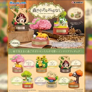 포켓몬 숲의 작은 이야기 리멘트 피규어 6종 (피카츄&통통코, 빠모트&해너츠, 꼬리선, 나오하, 라플레시아 등) 이미지