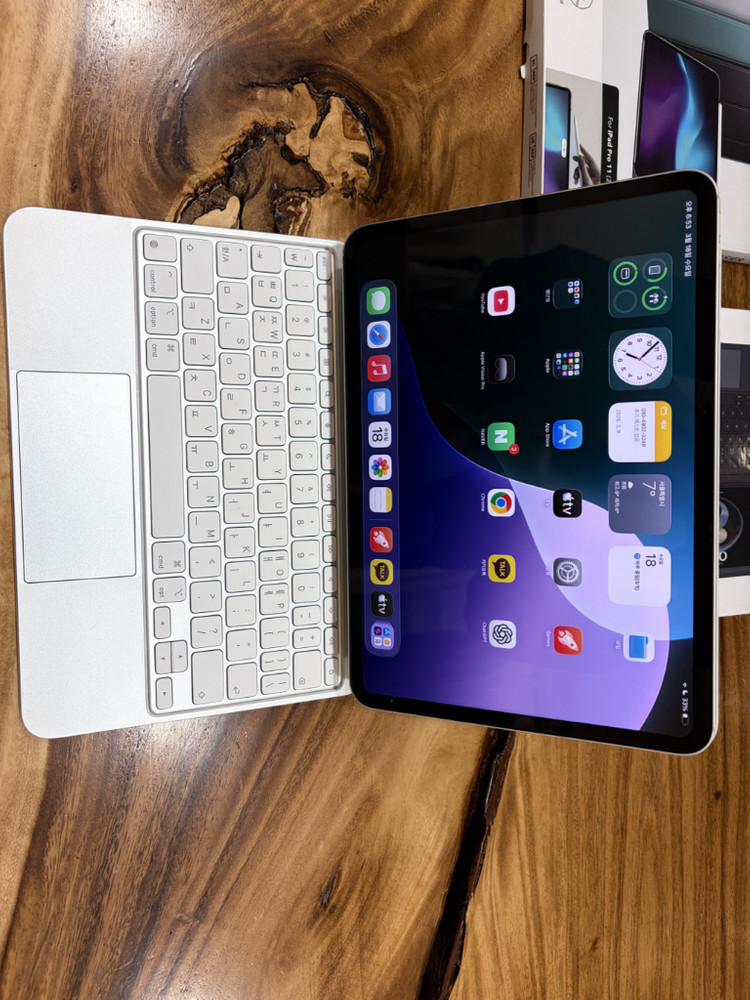 아이패드프로 11인치 M4 1tb 셀룰러 신품급 (매직키보드 등 악세사리 100만원) 이미지