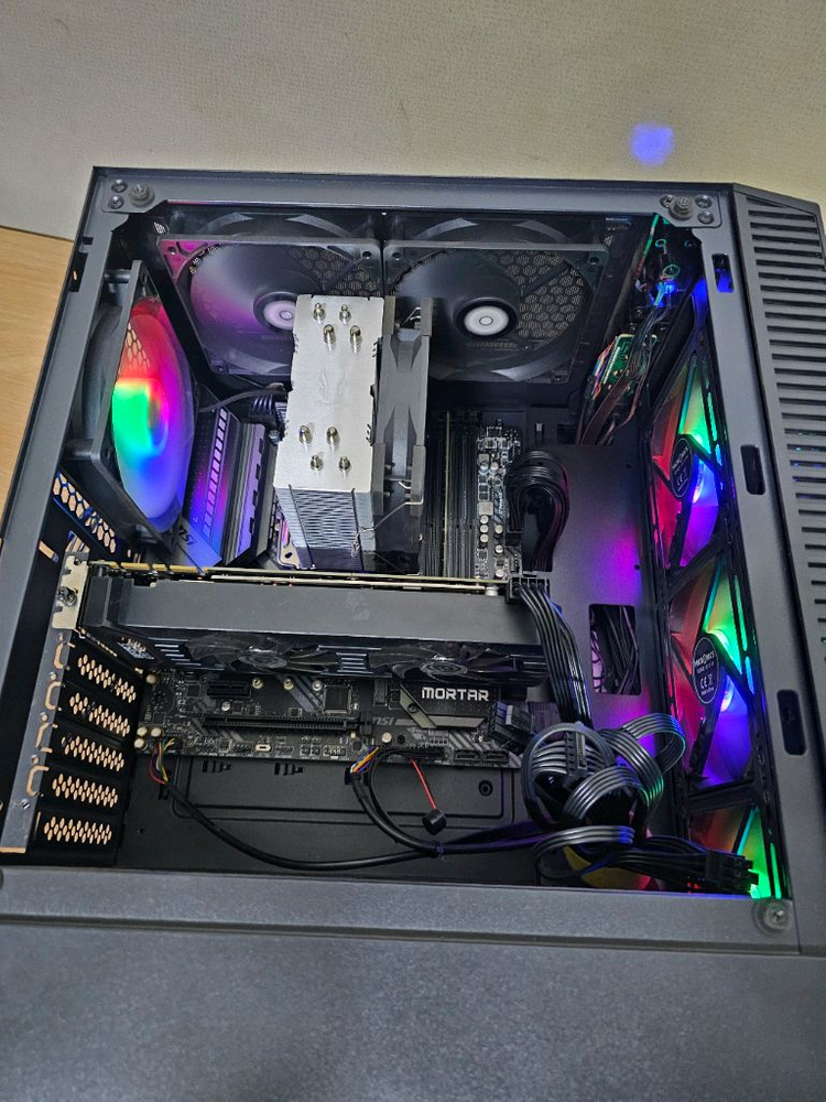 컴퓨터완본체 5700G B550M 램16GB GTX1070TI 팝니다. 이미지