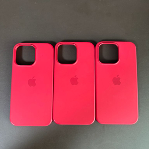 아이폰13프로 정품 실리콘케이스 레드 이미지