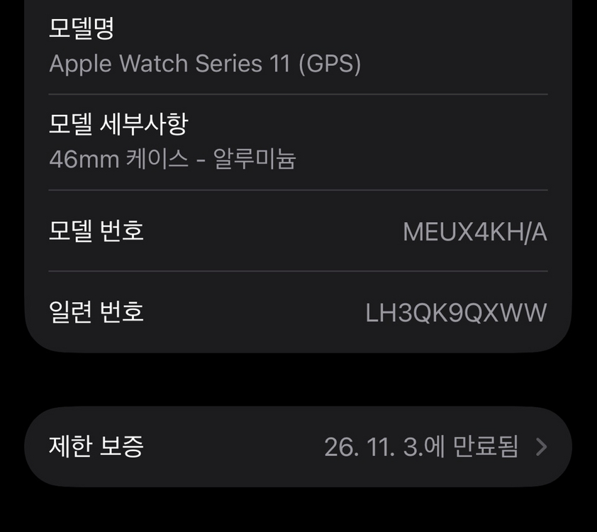 애플워치11 46미리 제트블랙 초민트 풀셋 이미지