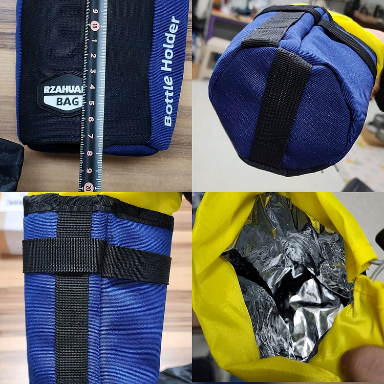 자전거 트라이폴드 물병 물컵 다기능 보온컵 커버 가방 이미지