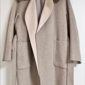 SJSJ 알파카 블렌드 핸드메이드 롱코트 이미지