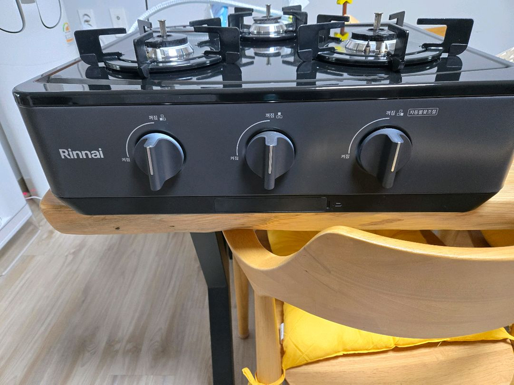 린나이 3구 가스레인지 RT-6510 팝니다. 이미지