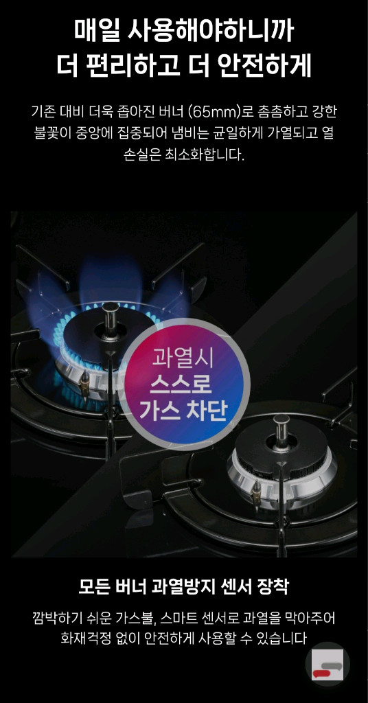 린나이 3구 가스레인지 RT-6510 팝니다. 이미지