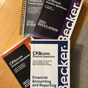 CPA BECKER 교재 외 다수 전체 세트 15권 이상 합격기운! 이미지