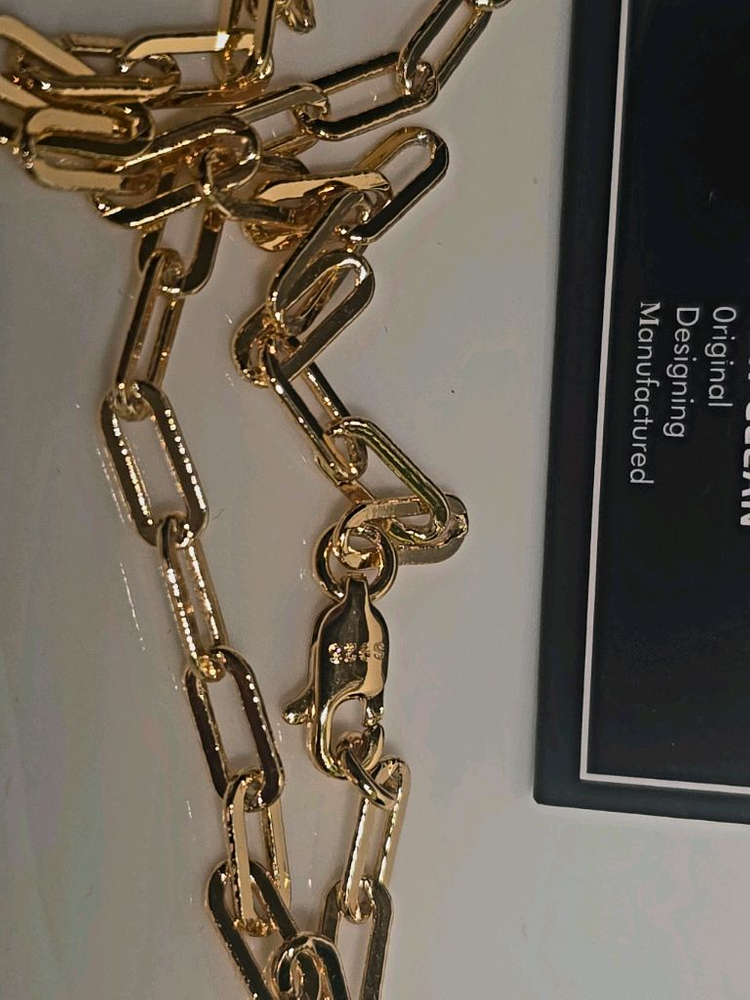 18k 골드 도금 은 925 체인 목걸이 이미지