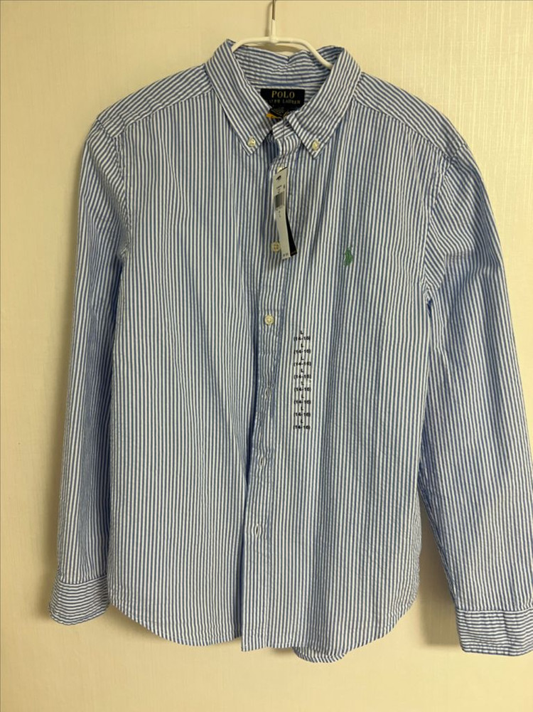 폴로 보이즈 시어서커 셔츠 이미지