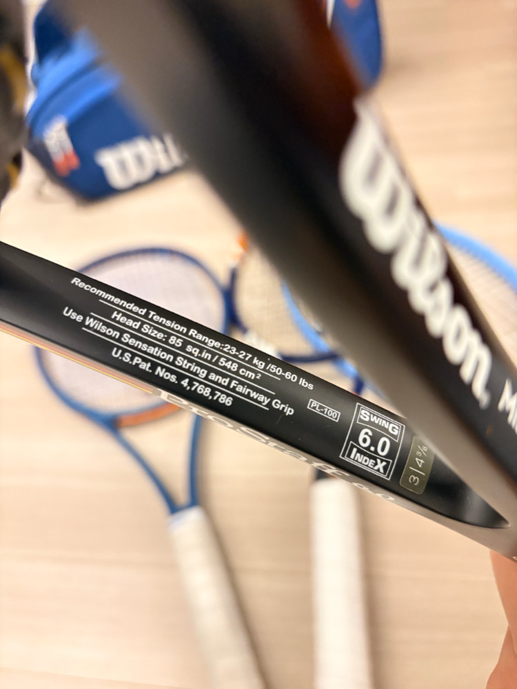 윌슨 프로스태프 6.0 테니스 라켓 이미지