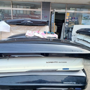 모하비더마스터 코토일체형루프박스 블랙유광 상태 A급 이미지