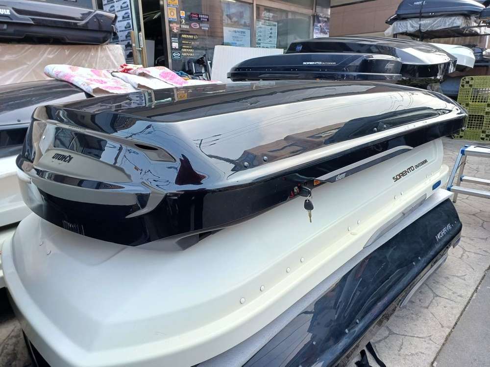 모하비더마스터 코토일체형루프박스 블랙유광 상태 A급 이미지