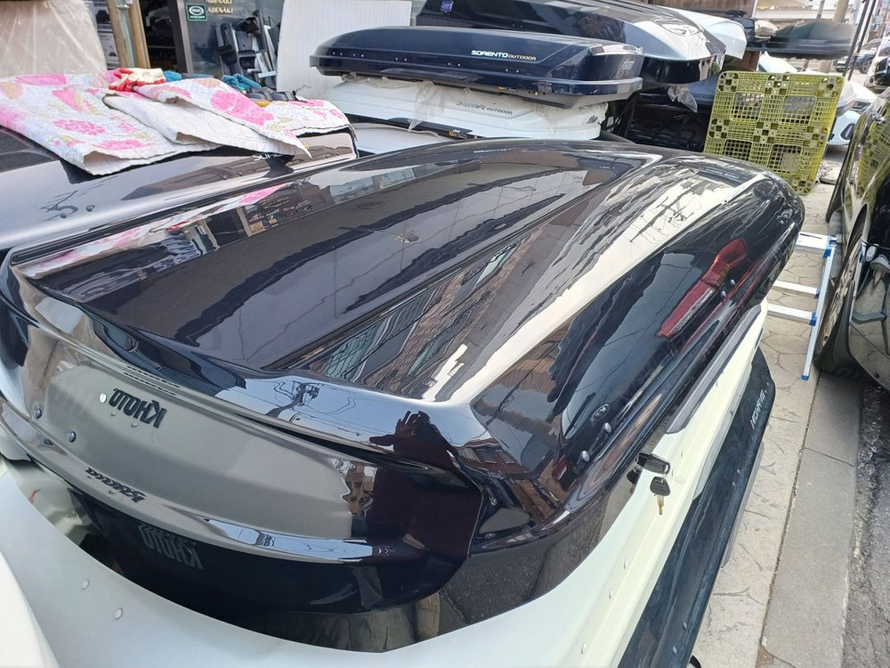 모하비더마스터 코토일체형루프박스 블랙유광 상태 A급 이미지