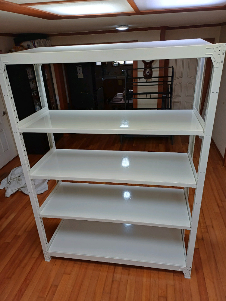 튼튼한 대형 올스틸 무볼트 조립식 선반 저렴하게 드립니다~ 이미지