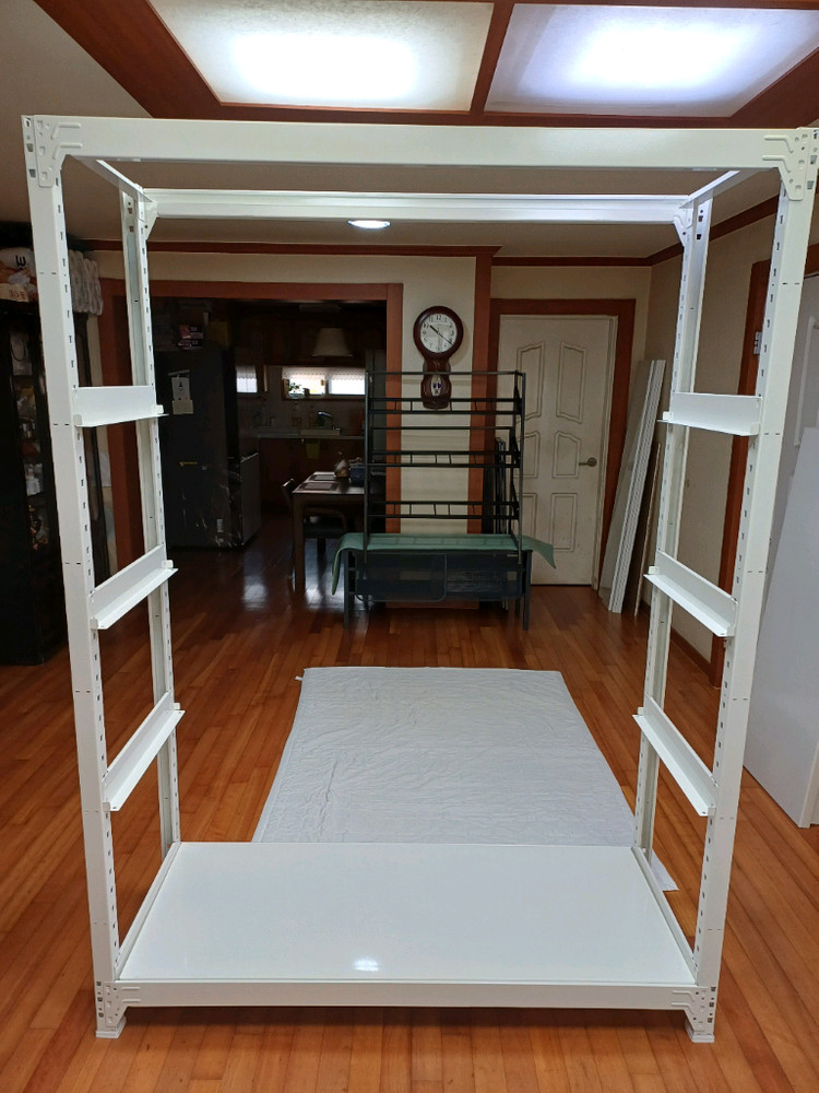 튼튼한 대형 올스틸 무볼트 조립식 선반 저렴하게 드립니다~ 이미지