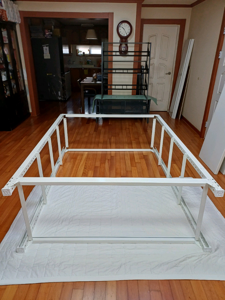 튼튼한 대형 올스틸 무볼트 조립식 선반 저렴하게 드립니다~ 이미지