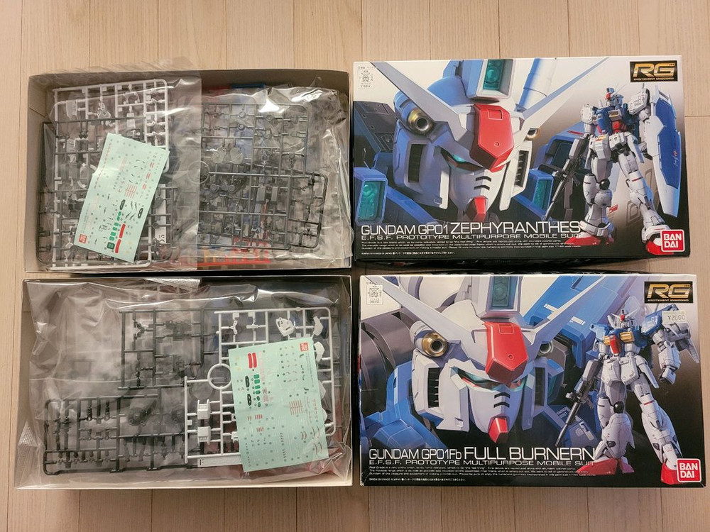 반다이 RG GP01 제피랜더스 + 풀버니언 이미지