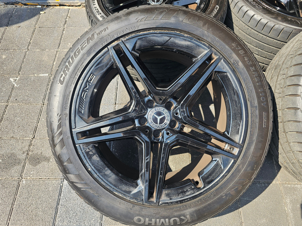 벤츠 GLS400D AMG 21인치 순정 중고휠타이어 이미지