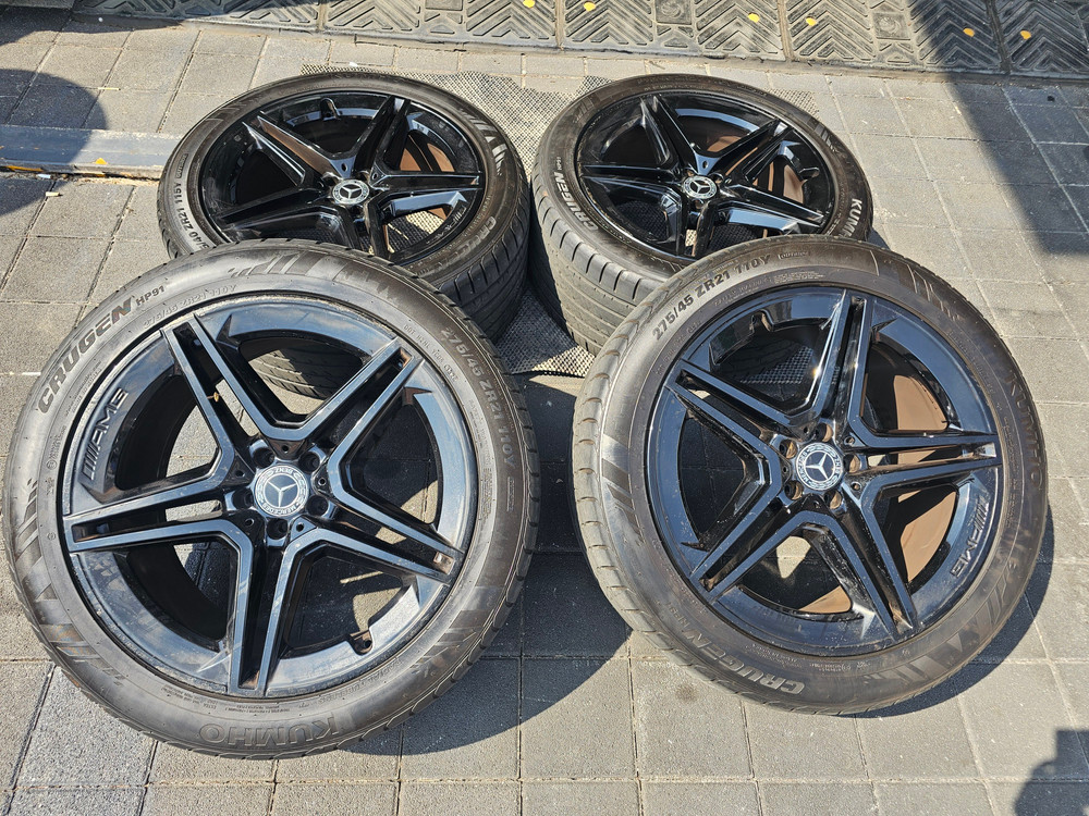 벤츠 GLS400D AMG 21인치 순정 중고휠타이어 이미지