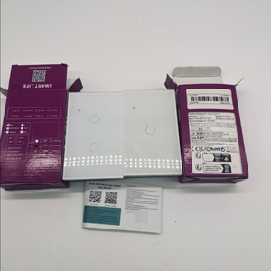 스마트 라이프 전자 터치식 스위치 와이파이 1구 2구 세트 이미지