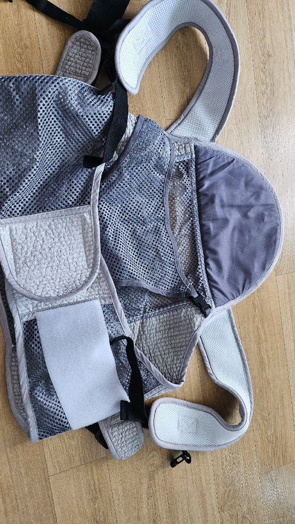 베이비꼬 나와니스 인견포대기 아기띠형 망사, 그레이 이미지