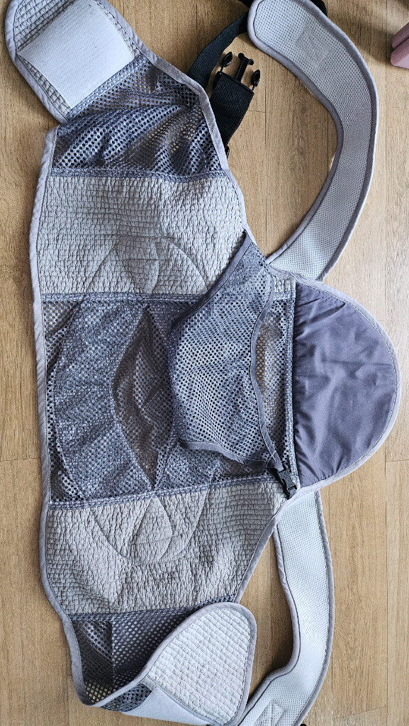 베이비꼬 나와니스 인견포대기 아기띠형 망사, 그레이 이미지