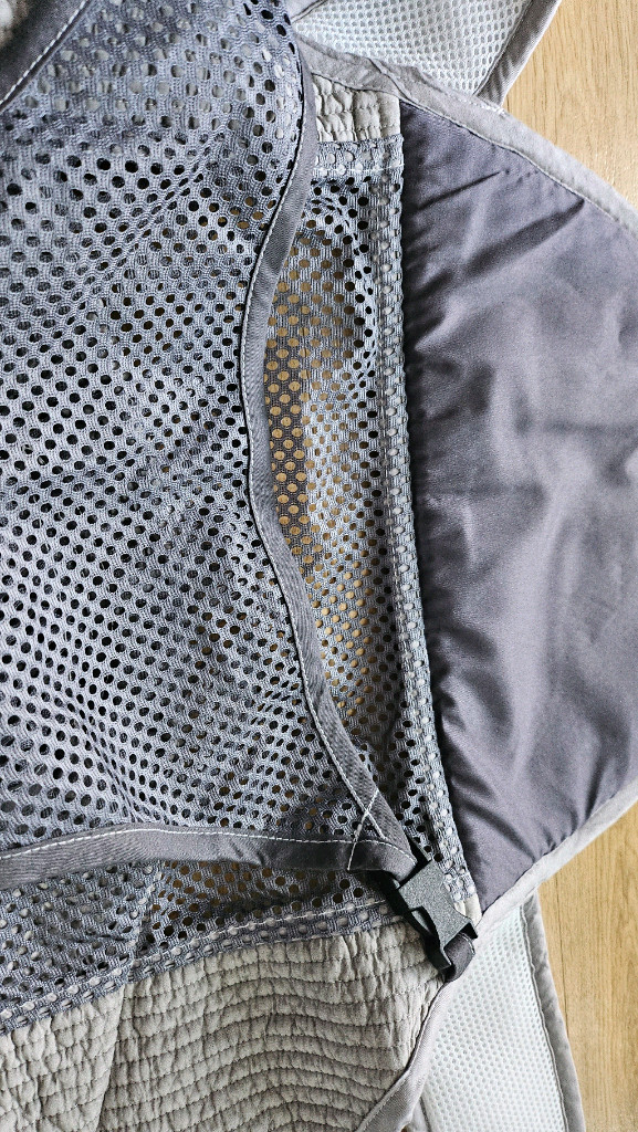 베이비꼬 나와니스 인견포대기 아기띠형 망사, 그레이 이미지