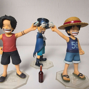 원피스 피규어 POP 형제의잔 정품 (루피 에이스 사보) 어린시절 이미지