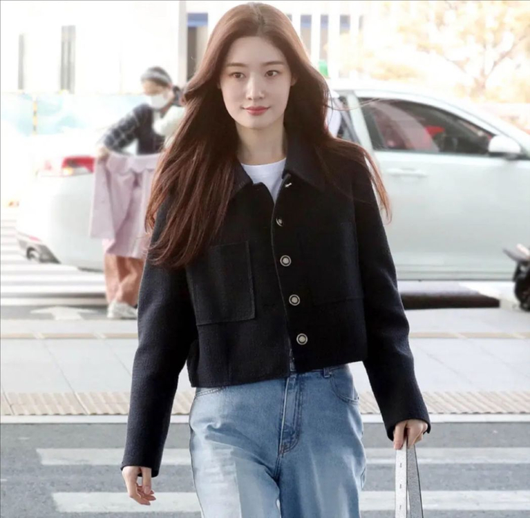 온앤온 트위드 크롭 자켓 (2사이즈) 이미지