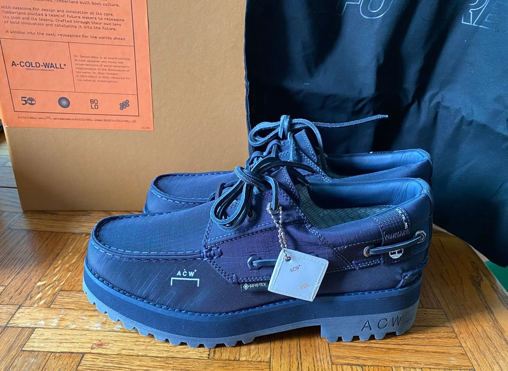팀버랜드 X 어콜드월 3 아이 보트 슈즈 고어텍스 (Timberland x A-Cold-Wall 3-Eye) 이미지