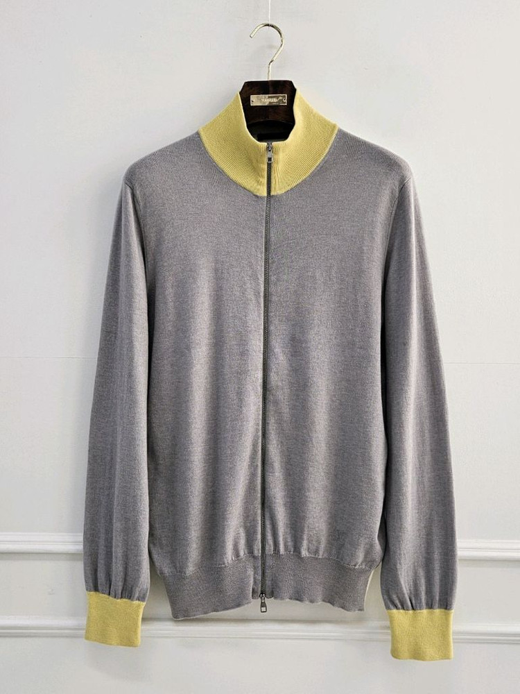 루이비통 캐시미어 하이넥 투웨이 집업자켓 [ 로로피아나 쿠치넬리 에르메스 톰포드 키톤 ] 이미지