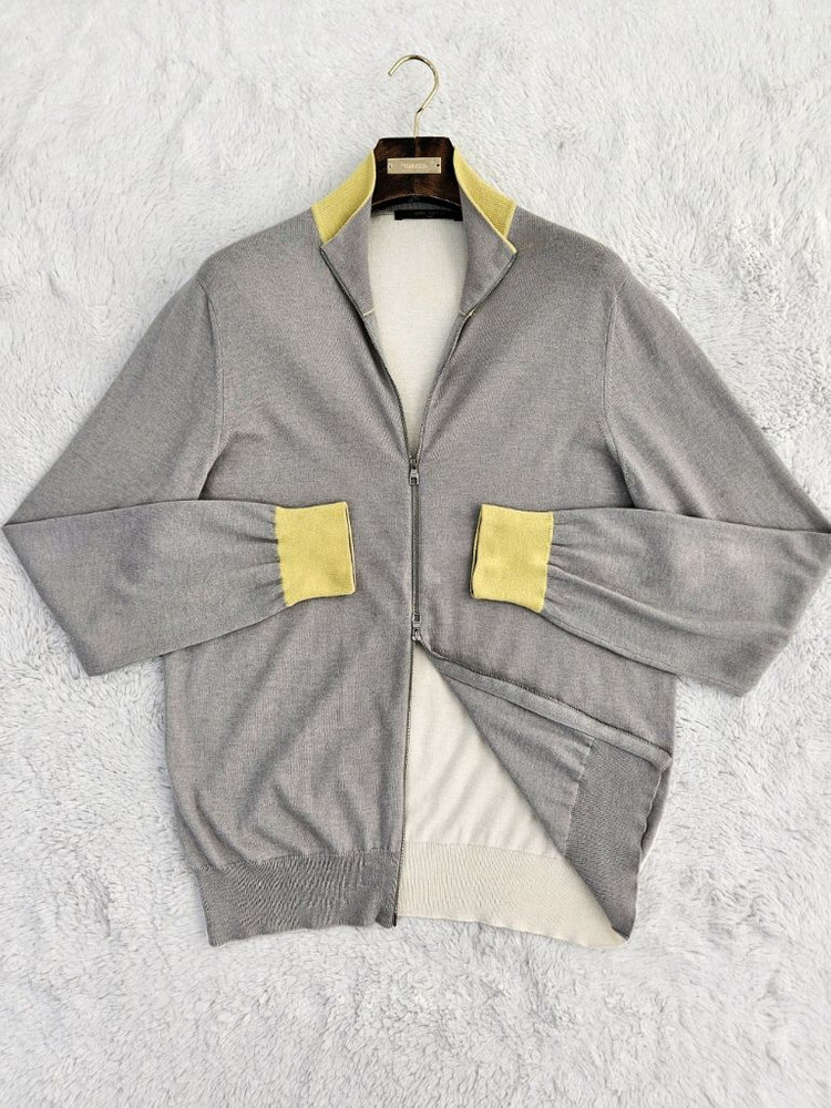 루이비통 캐시미어 하이넥 투웨이 집업자켓 [ 로로피아나 쿠치넬리 에르메스 톰포드 키톤 ] 이미지