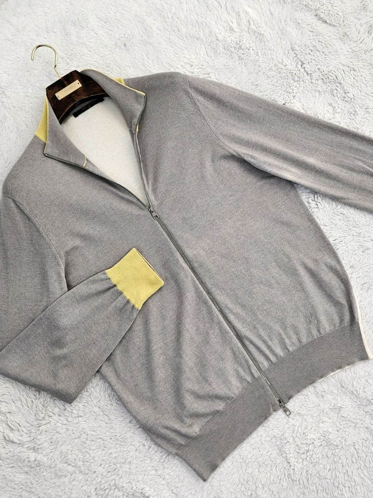 루이비통 캐시미어 하이넥 투웨이 집업자켓 [ 로로피아나 쿠치넬리 에르메스 톰포드 키톤 ] 이미지