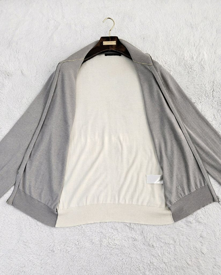 루이비통 캐시미어 하이넥 투웨이 집업자켓 [ 로로피아나 쿠치넬리 에르메스 톰포드 키톤 ] 이미지