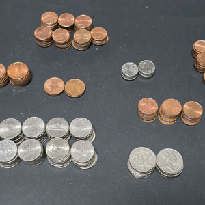 외국동전 여러가지 300개정도 일괄. 이미지