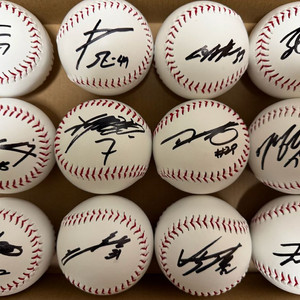 두산베어스 친필 싸인볼 이미지